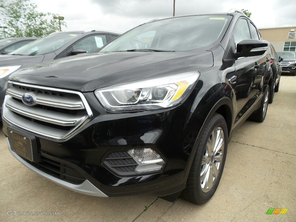 2017 Escape Titanium 4WD - Shadow Black / Charcoal Black photo #1