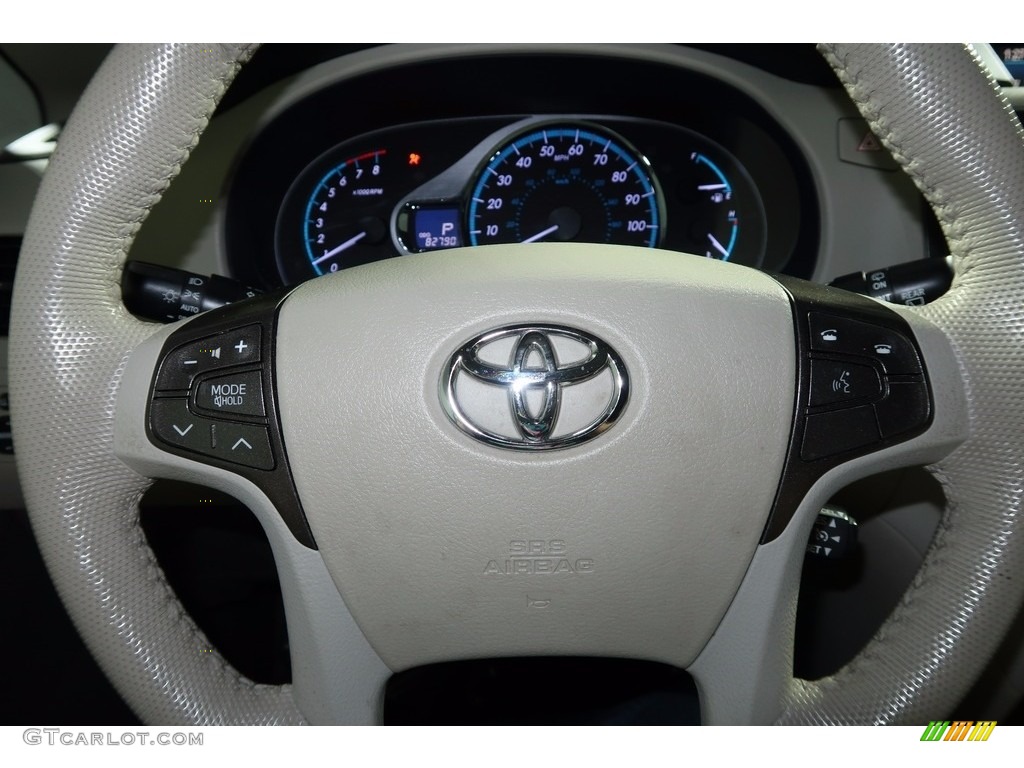 2013 Sienna XLE - Cypress Green Pearl / Bisque photo #13