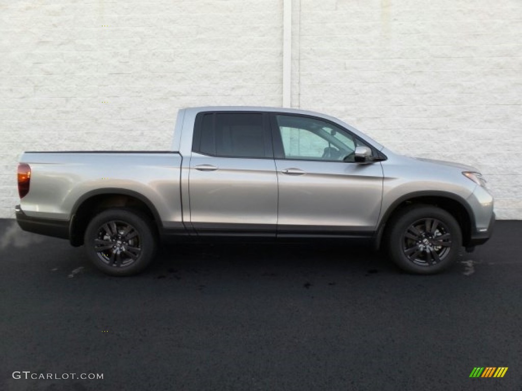 Lunar Silver Metallic 2018 Honda Ridgeline Sport AWD Exterior Photo #123557653