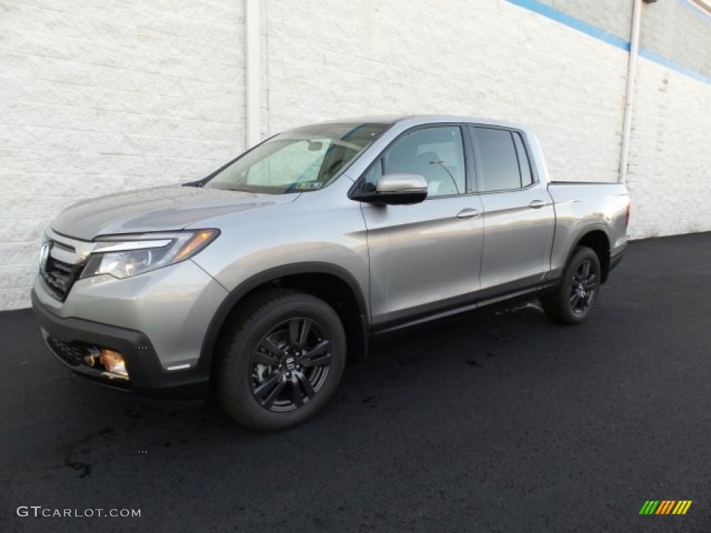 Lunar Silver Metallic 2018 Honda Ridgeline Sport AWD Exterior Photo #123557710