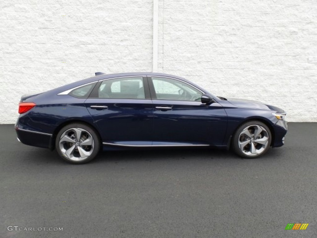 Obsidian Blue Pearl 2018 Honda Accord Touring Sedan Exterior Photo #123558103