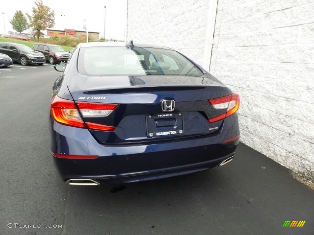 2018 Accord Touring Sedan - Obsidian Blue Pearl / Gray photo #7