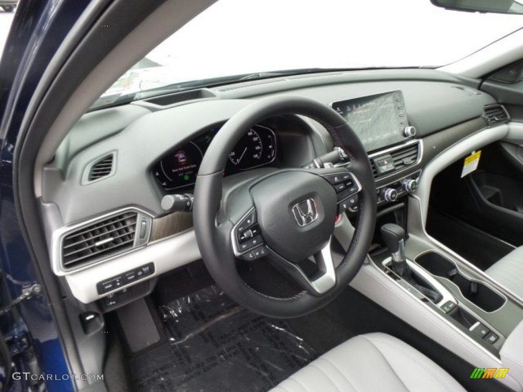 2018 Honda Accord Touring Sedan Gray Dashboard Photo #123558214