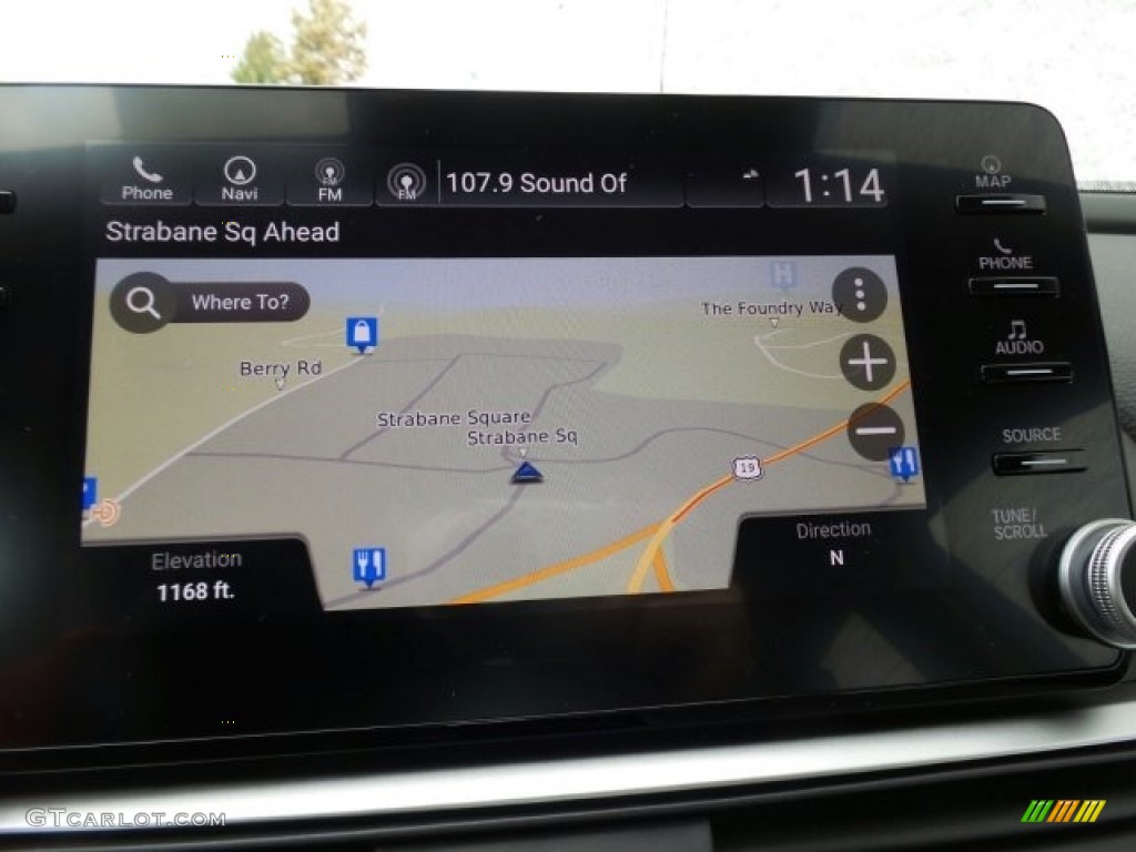 2018 Honda Accord Touring Sedan Navigation Photo #123558523