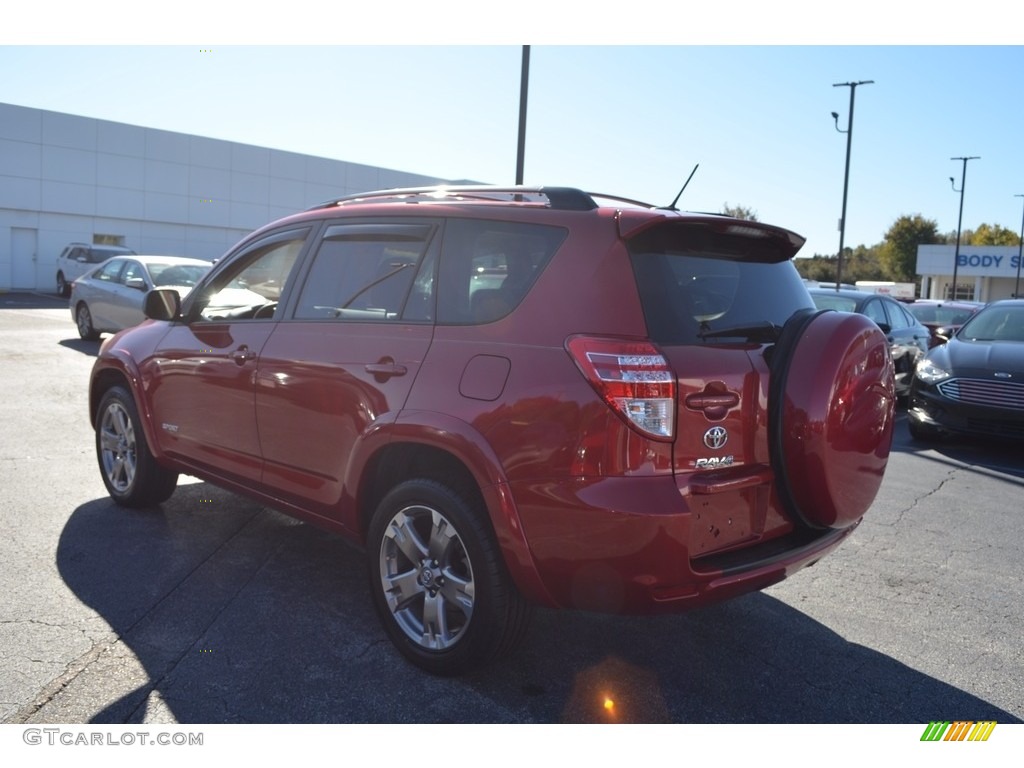 2011 RAV4 Sport - Barcelona Red Metallic / Dark Charcoal photo #5