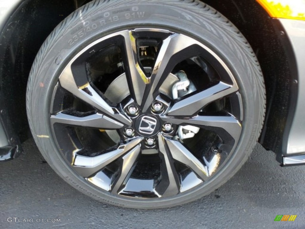 2018 Civic Sport Hatchback - Polished Metal Metallic / Black photo #4