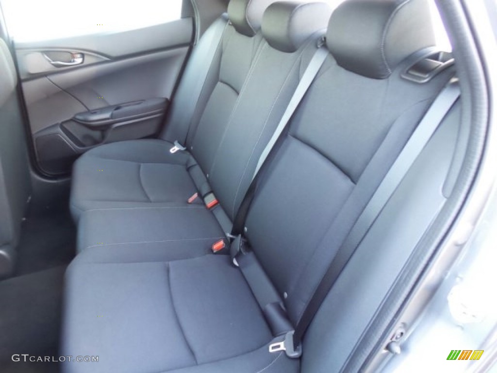 2018 Honda Civic Sport Hatchback Rear Seat Photo #123561184