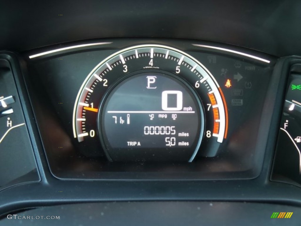 2018 Honda Civic Sport Hatchback Gauges Photo #123561235