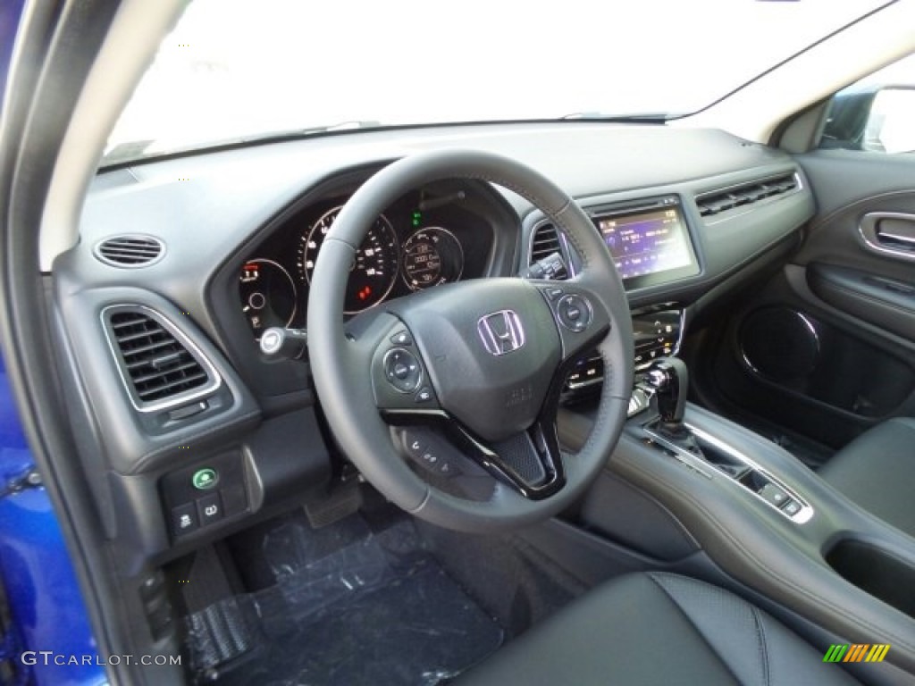Black Interior 2018 Honda HR-V EX-L AWD Photo #123561565