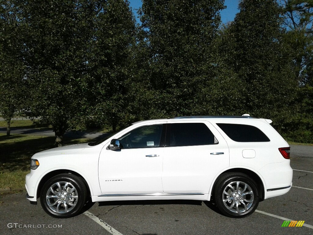 2018 Durango Citadel AWD - White Knuckle / Light Frost Beige/Black photo #1