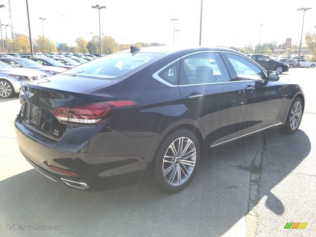 2018 Genesis G80 AWD - Adriatic Blue / Gray photo #2
