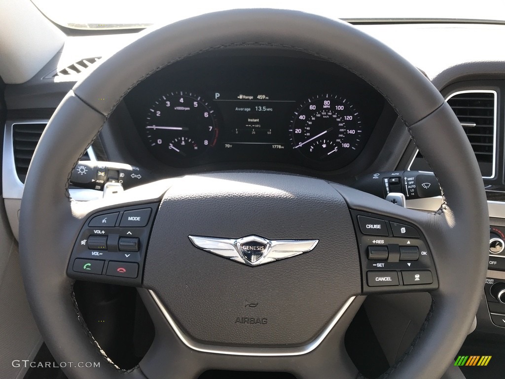 2018 Genesis G80 AWD - Adriatic Blue / Gray photo #8