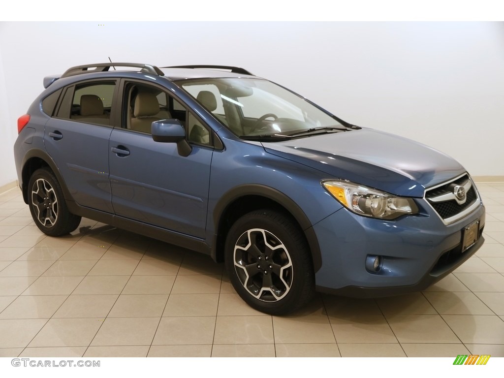 2014 XV Crosstrek 2.0i Limited - Quartz Blue Pearl / Ivory photo #1