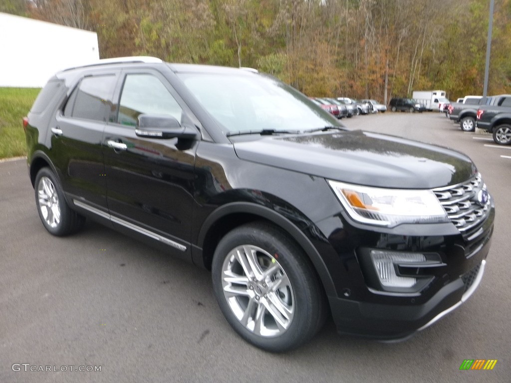 2017 Explorer Limited 4WD - Shadow Black / Ebony Black photo #3