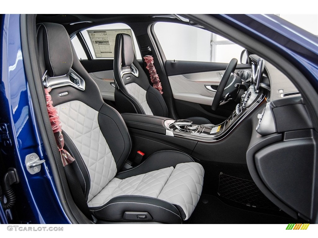 Platinum White Pearl/Black Interior 2018 Mercedes-Benz C 43 AMG 4Matic Sedan Photo #123566335