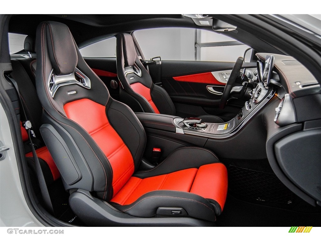Red Pepper/Black Interior 2018 Mercedes-Benz C 63 S AMG Coupe Photo #123566932