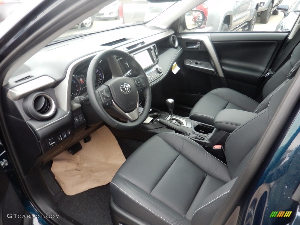 Black Interior 2018 Toyota RAV4 Platinum AWD Photo #123567100