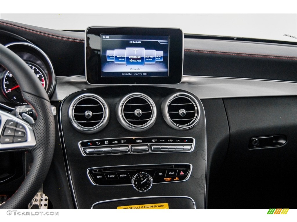 2018 Mercedes-Benz C 43 AMG 4Matic Cabriolet Black Dashboard Photo #123567319