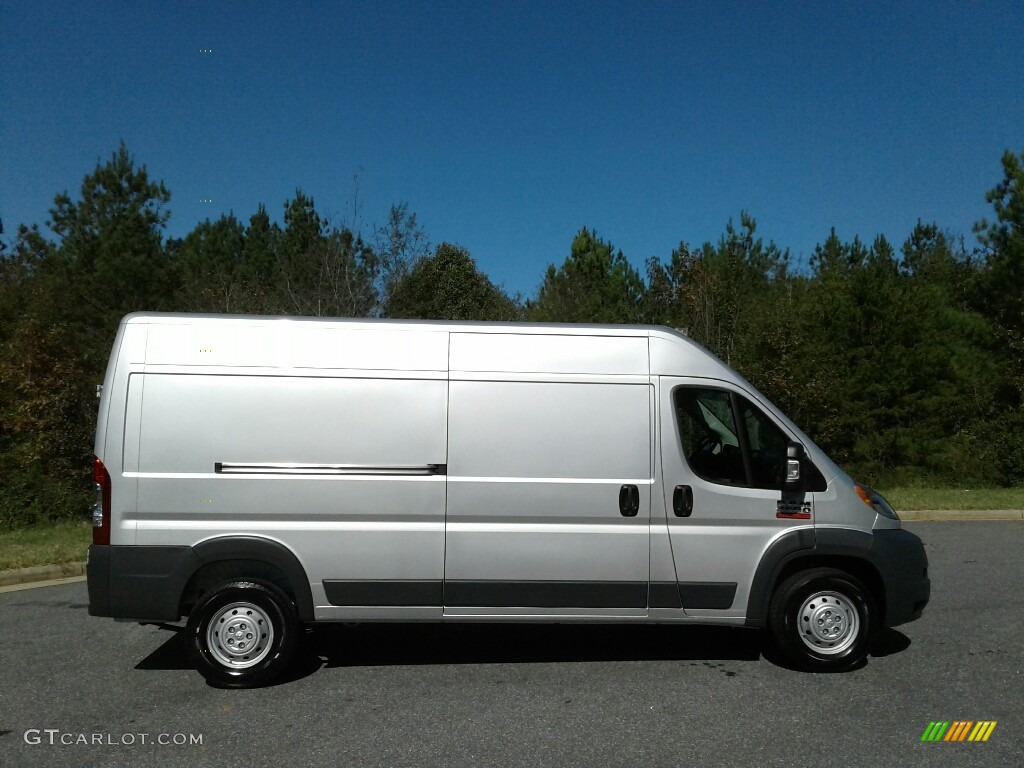 Bright Silver Metallic 2018 Ram ProMaster 2500 High Roof Cargo Van Exterior Photo #123567736