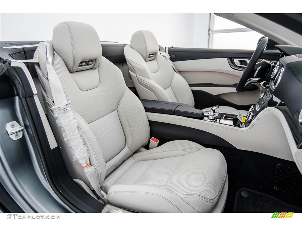 Crystal Grey/Black Interior 2018 Mercedes-Benz SL 450 Roadster Photo #123567925