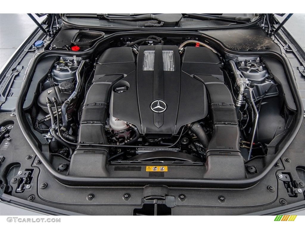 2018 Mercedes-Benz SL 450 Roadster 3.0 Liter DI biturbo DOHC 24-Valve VVT V6 Engine Photo #123568096