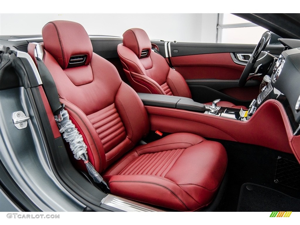 Bengal Red/Black Interior 2018 Mercedes-Benz SL 450 Roadster Photo #123568270