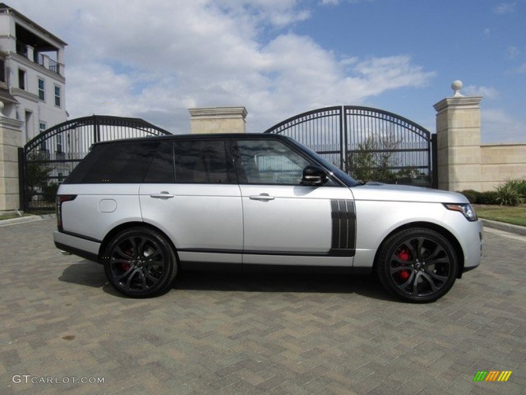 2017 Range Rover SVAutobiography Dynamic - Indus Silver Metallic / Ebony/Cirrus photo #6