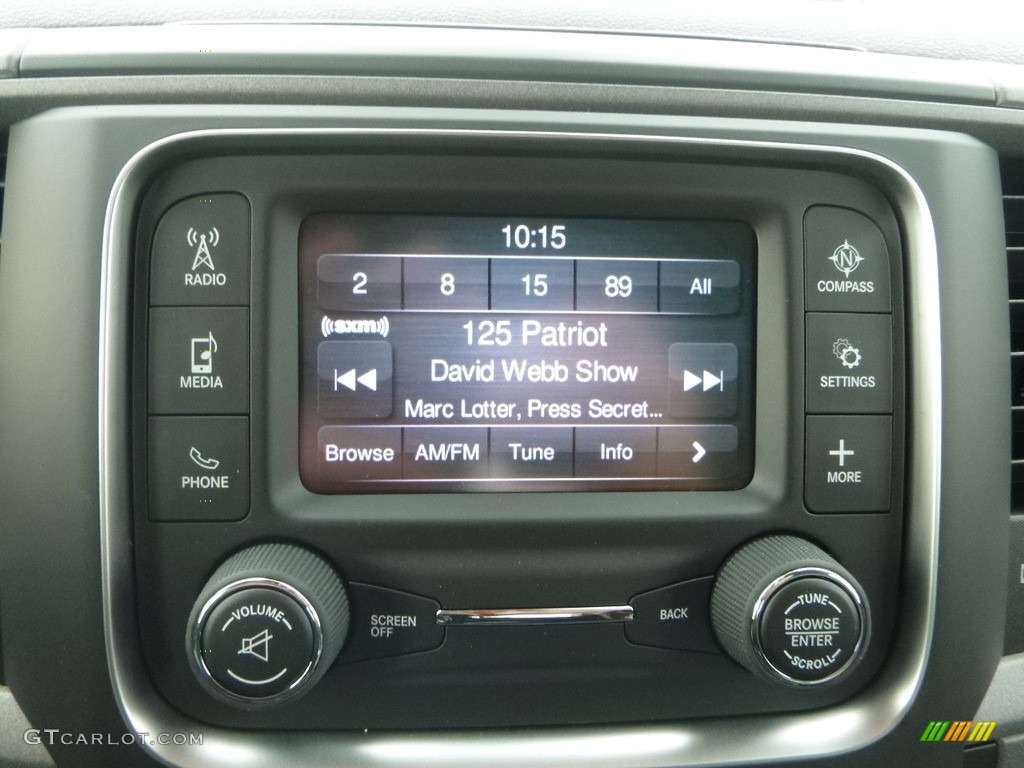 2018 1500 Express Crew Cab 4x4 - Brilliant Black Crystal Pearl / Black/Diesel Gray photo #17