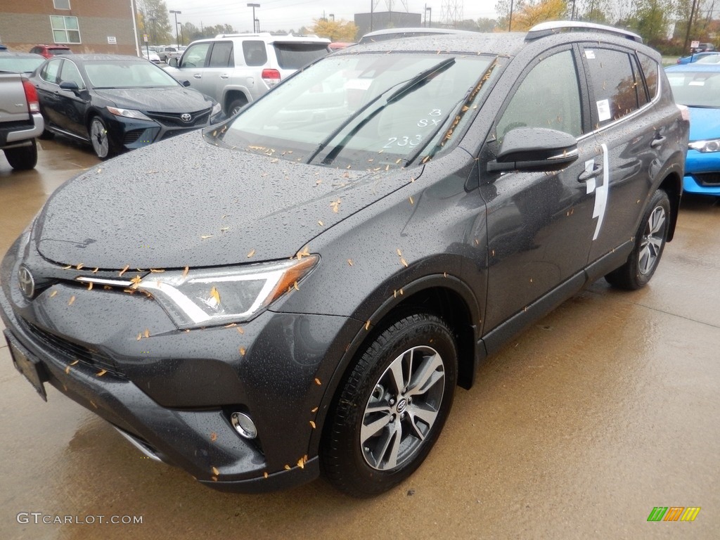 2018 RAV4 XLE AWD - Magnetic Gray Metallic / Ash photo #1