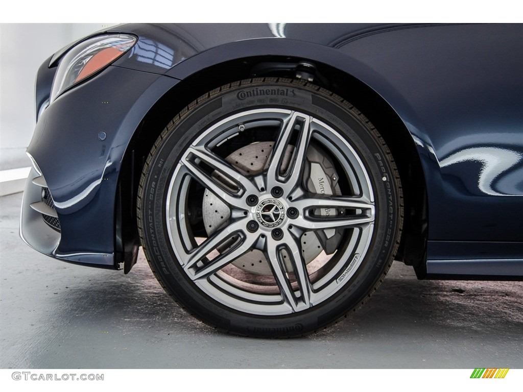 2018 E 400 Coupe - Lunar Blue Metallic / Macchiato Beige/Yacht Blue photo #9