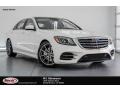 2018 designo Diamond White Metallic Mercedes-Benz S 450 Sedan  photo #1