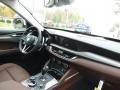Black/Chocolate 2018 Alfa Romeo Stelvio Sport AWD Dashboard