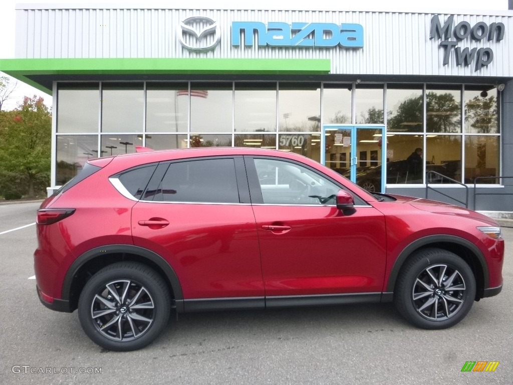 2017 CX-5 Grand Touring AWD - Soul Red Metallic / Black photo #1