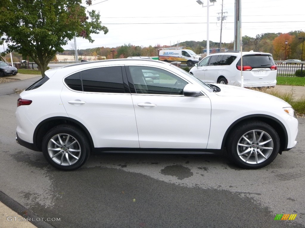 2018 Stelvio Ti AWD - Alfa White / Black/Chocolate photo #9