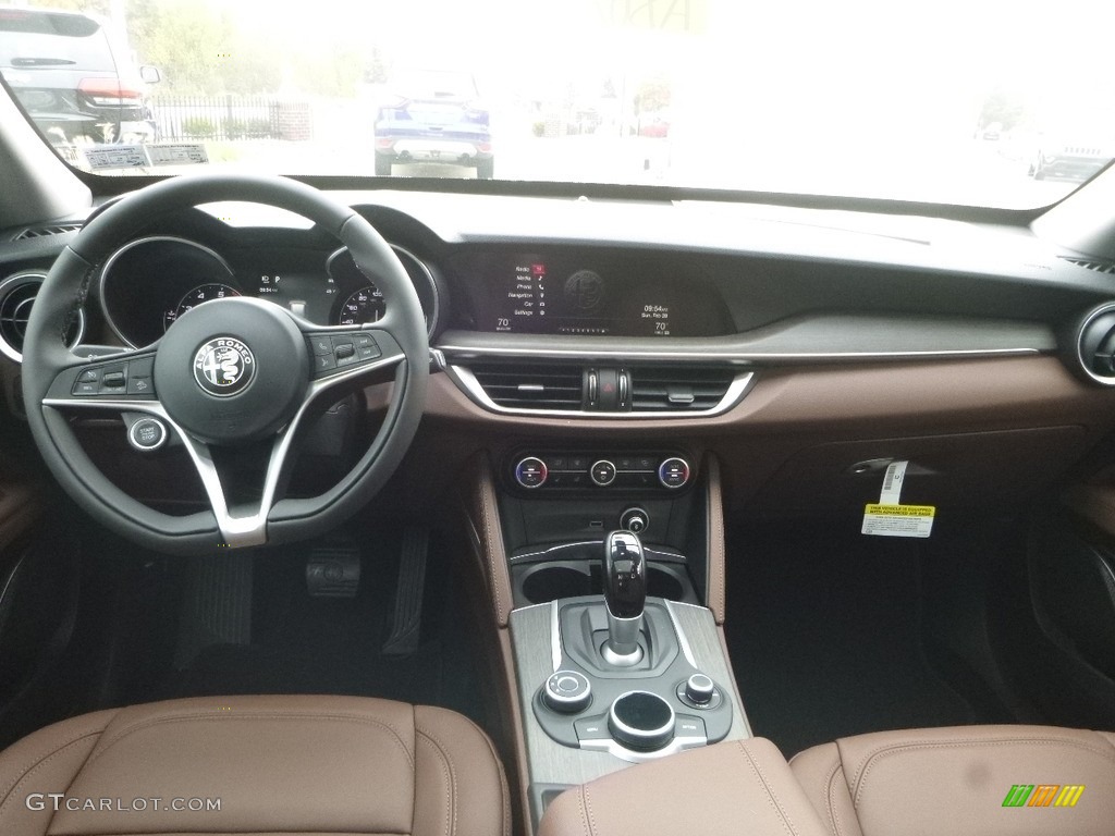 2018 Stelvio Ti AWD - Alfa White / Black/Chocolate photo #18