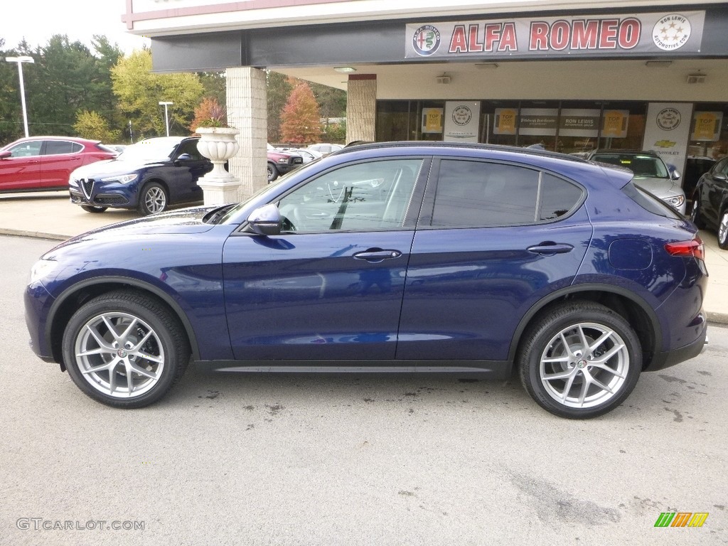Montecarlo Blue Metallic 2018 Alfa Romeo Stelvio Sport AWD Exterior Photo #123575785