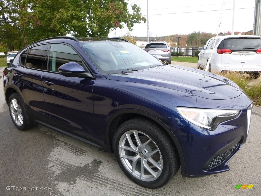 Montecarlo Blue Metallic 2018 Alfa Romeo Stelvio Sport AWD Exterior Photo #123575959