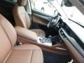 2018 Alfa Romeo Stelvio Black/Chocolate Interior Front Seat Photo