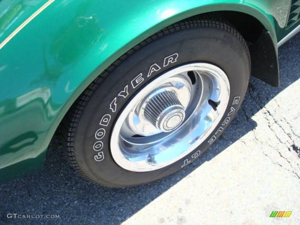 1971 Corvette Stingray Convertible - Brands Hatch Green Metallic / Saddle photo #7