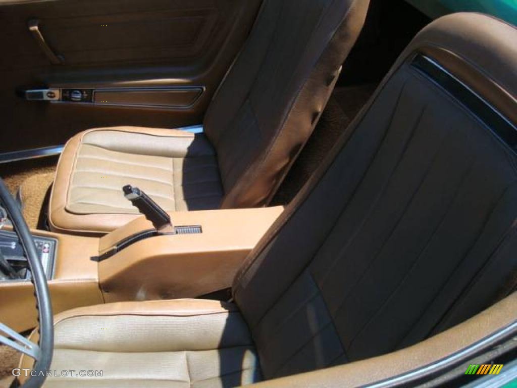 1971 Corvette Stingray Convertible - Brands Hatch Green Metallic / Saddle photo #8