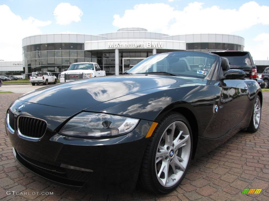 2008 Z4 3.0i Roadster - Black Sapphire Metallic / Black photo #1