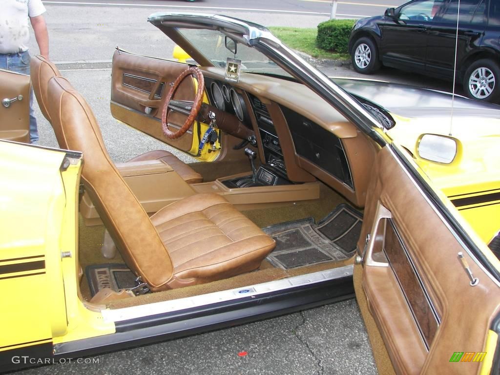1973 Mustang Convertible - Medium Bright Yellow / Medium Ginger photo #15