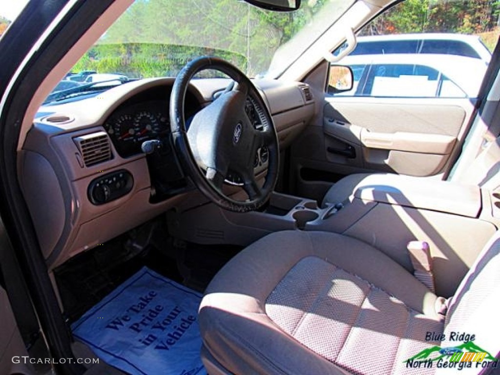 2005 Explorer XLT 4x4 - Dark Stone Metallic / Medium Parchment photo #5