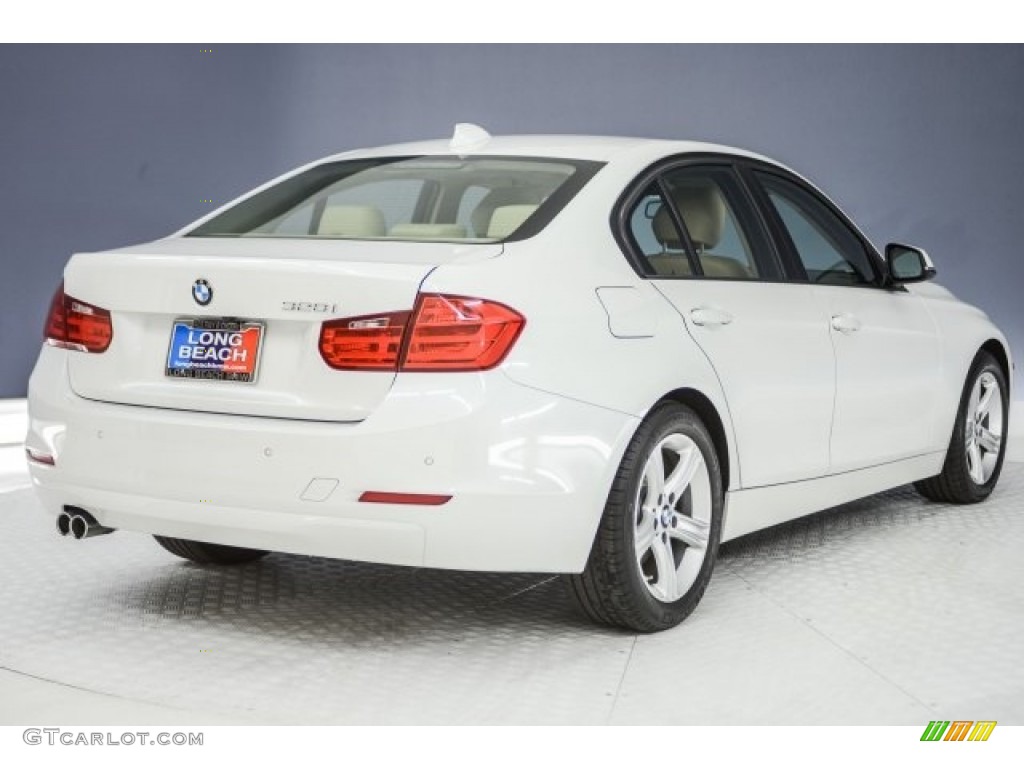 2014 3 Series 328i Sedan - Mineral White Metallic / Venetian Beige photo #30