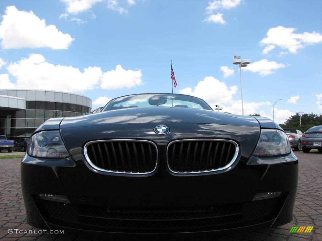 2008 Z4 3.0i Roadster - Black Sapphire Metallic / Black photo #8