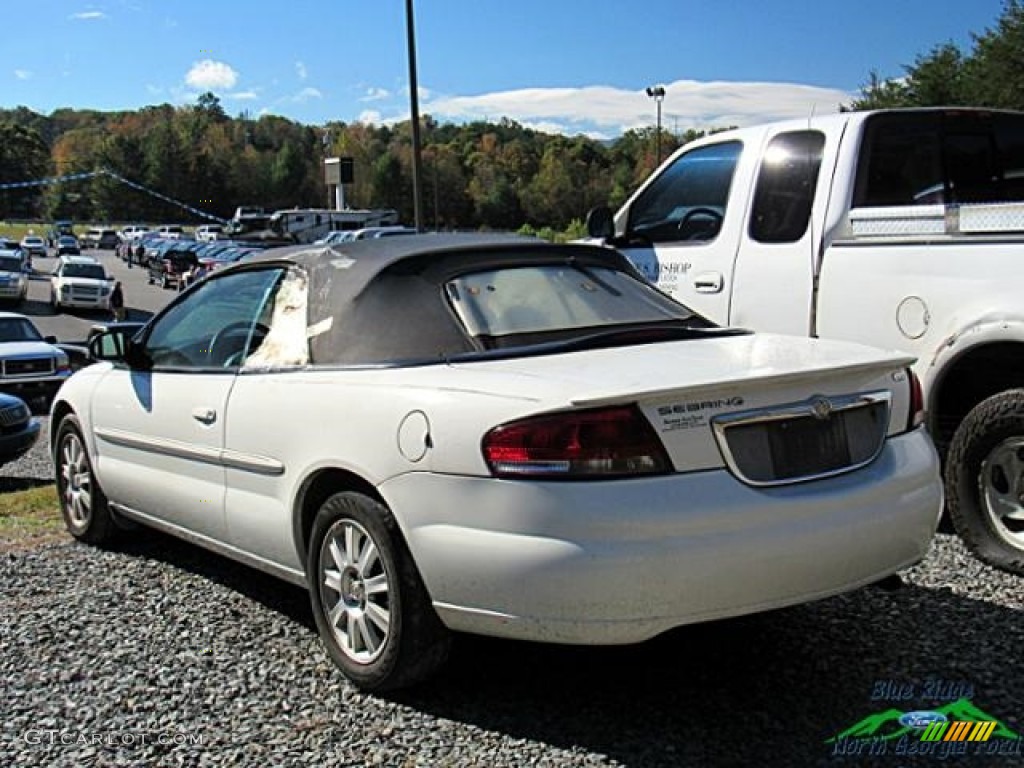 2005 Sebring GTC Convertible - Stone White / Dark Slate Gray photo #4