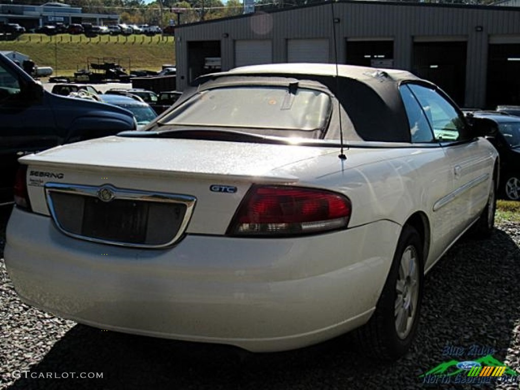 2005 Sebring GTC Convertible - Stone White / Dark Slate Gray photo #5