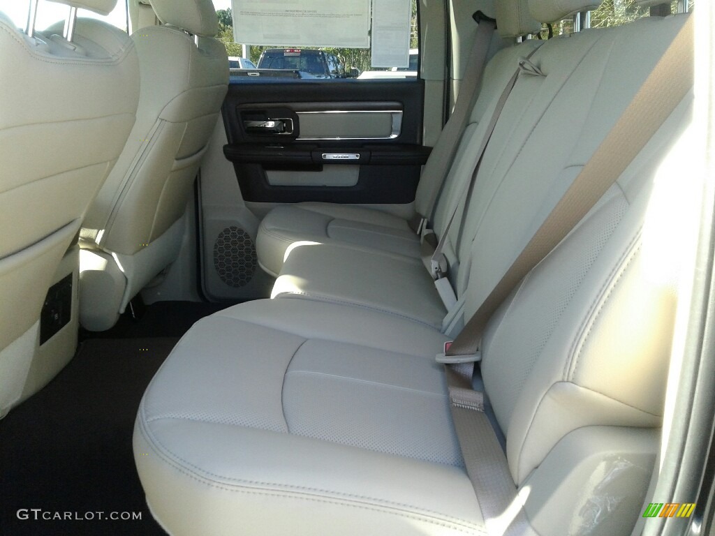 2018 1500 Laramie Crew Cab - Brilliant Black Crystal Pearl / Canyon Brown/Light Frost Beige photo #10