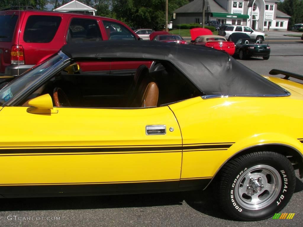 1973 Mustang Convertible - Medium Bright Yellow / Medium Ginger photo #27