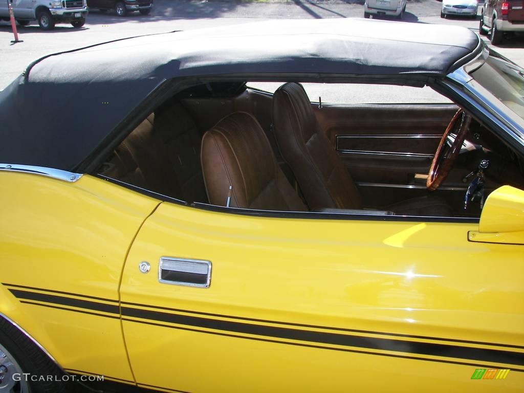 1973 Mustang Convertible - Medium Bright Yellow / Medium Ginger photo #30